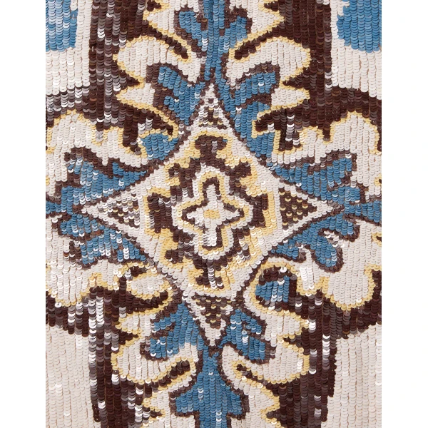 La DoubleJ Chemise Swing Dress Jive Macro White in Silk Twill - Dresses - Milanese Maximalist Fashion at Coveti