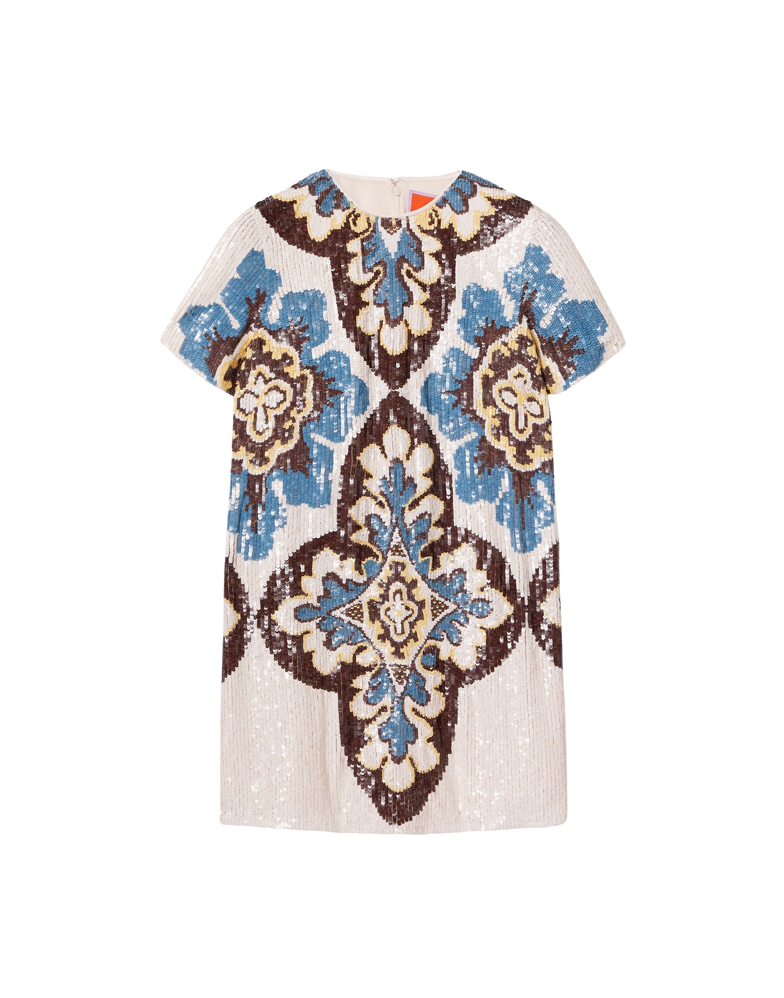 La-Double-J-Chemise-Swing-Dress-Jive-Macro-White-in-Silk-Twill70833_nobg La DoubleJ Chemise Swing Dress Jive Macro White in Silk Twill - Dresses - Milanese Maximalist Fashion at Coveti