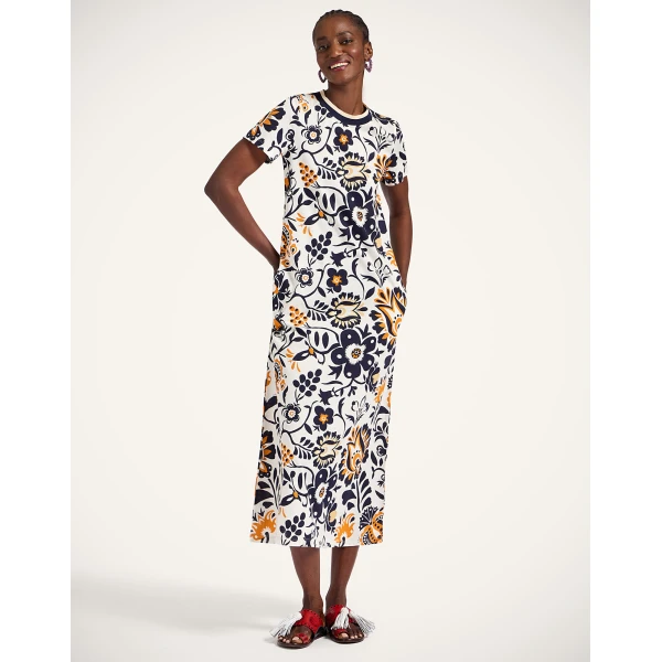 La DoubleJ Chemise Swing Dress Sanctuary Brown in Silk Twill - Dresses - Milanese Maximalist Fashion at Coveti