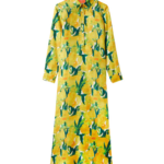 La DoubleJ Chemise Swing Dress Zesty Yellow in Silk Twill - Dresses - Milanese Maximalist Fashion at Coveti
