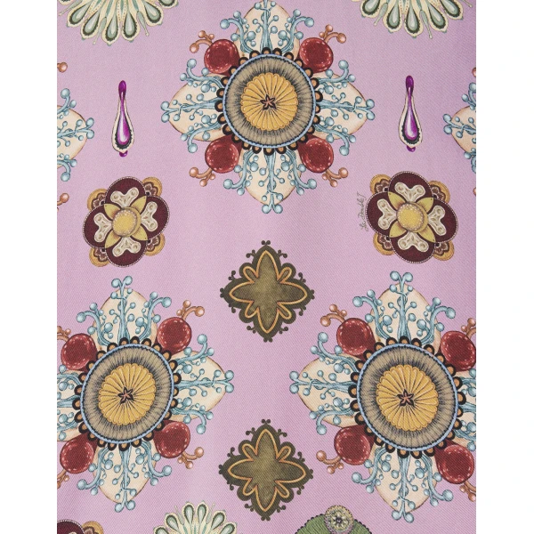 La DoubleJ Cherie Scarf Dress Bounty Placée Navy in Crepe De Chine - Dresses - Milanese Maximalist Fashion at Coveti