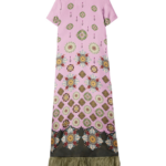La DoubleJ Cherie Scarf Dress Bounty Placée Navy in Crepe De Chine - Dresses - Milanese Maximalist Fashion at Coveti