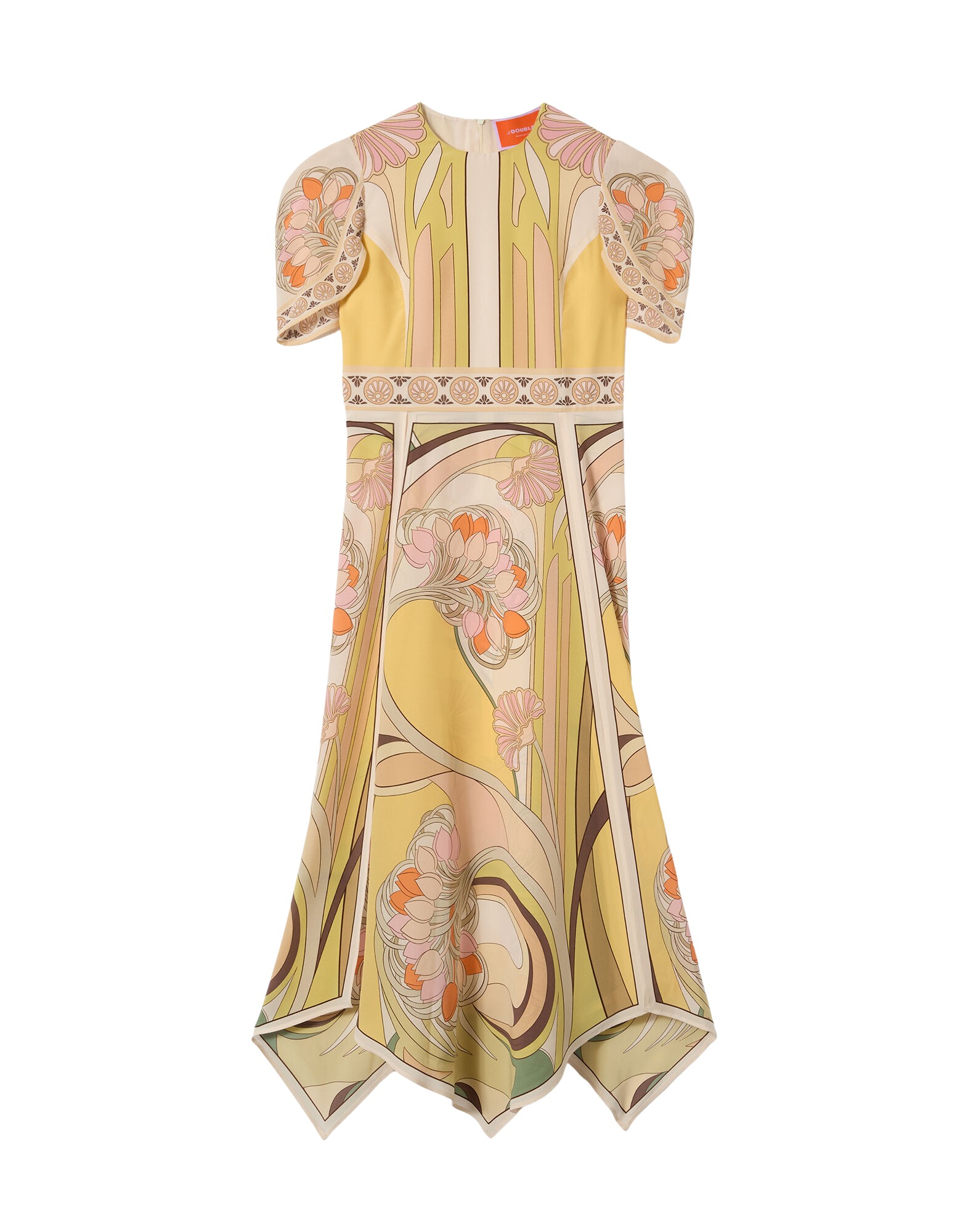 La-Double-J-Cherie-Scarf-Dress-Tulip-Placee-Pale-Pink-in-Crepe-De-Chine30720_nobg La DoubleJ Cherie Scarf Dress Tulip Placée Pale Pink in Crepe De Chine - Dresses - Milanese Maximalist Fashion at Coveti