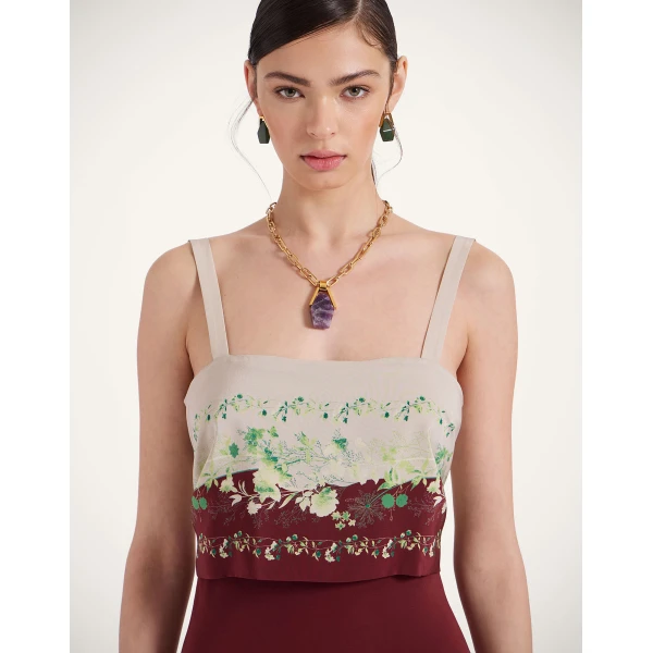 La DoubleJ Chevron Sundress Multicolor Lilac & Blue in Knit Chevron - Dresses - Milanese Maximalist Fashion at Coveti