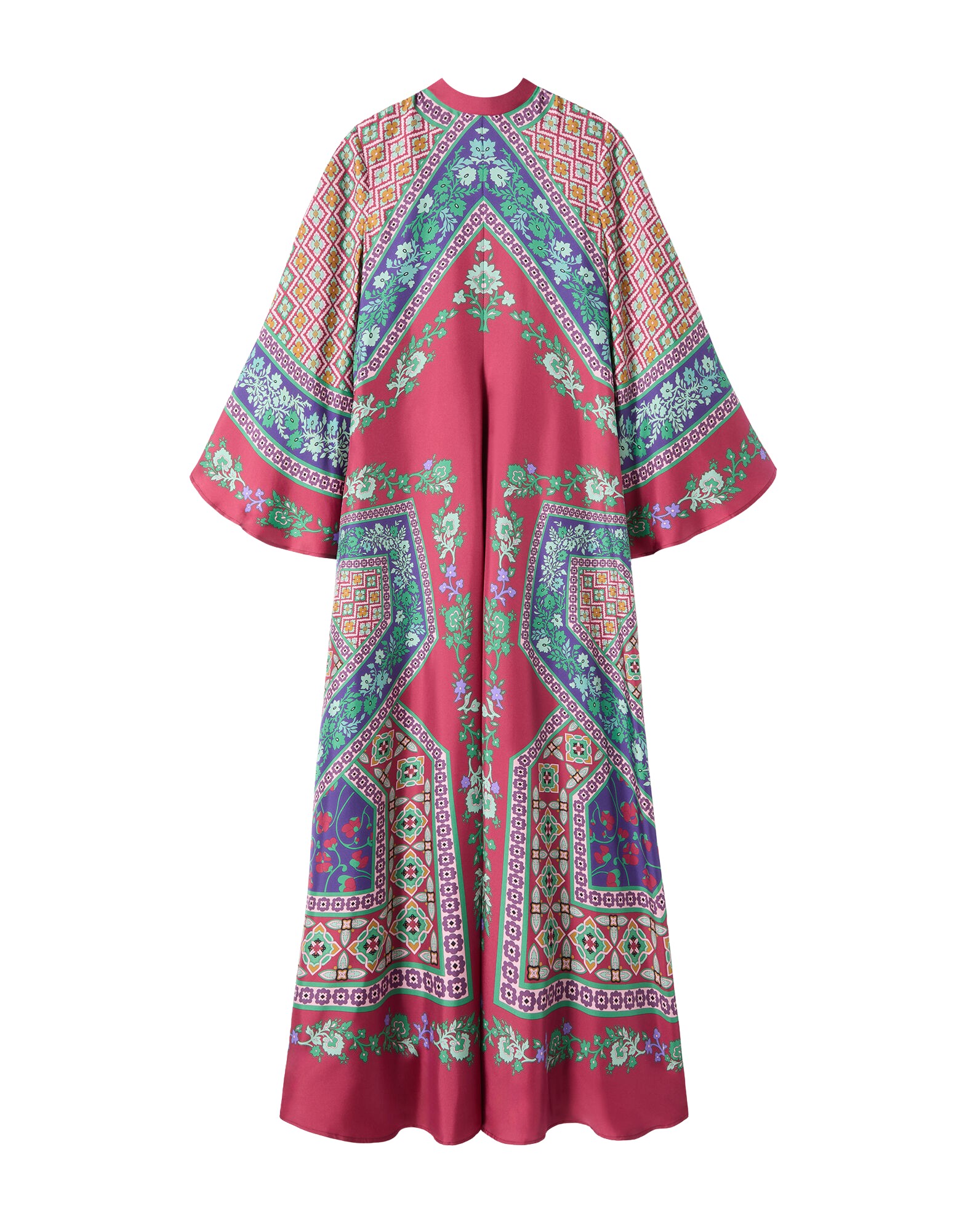 La-Double-J-Chignon-Dress-Queen-Peony-Placee-Red-in-Techno-Crepe-de-Chine24787_nobg La DoubleJ Chignon Dress Queen Peony Placée Red in Techno Crepe de Chine - Dresses - Milanese Maximalist Fashion at Coveti