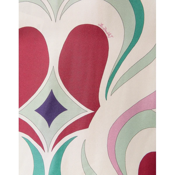 La DoubleJ Eve Midi Dress Macro Jive Ecru in Silk Twill - Dresses - Milanese Maximalist Fashion at Coveti