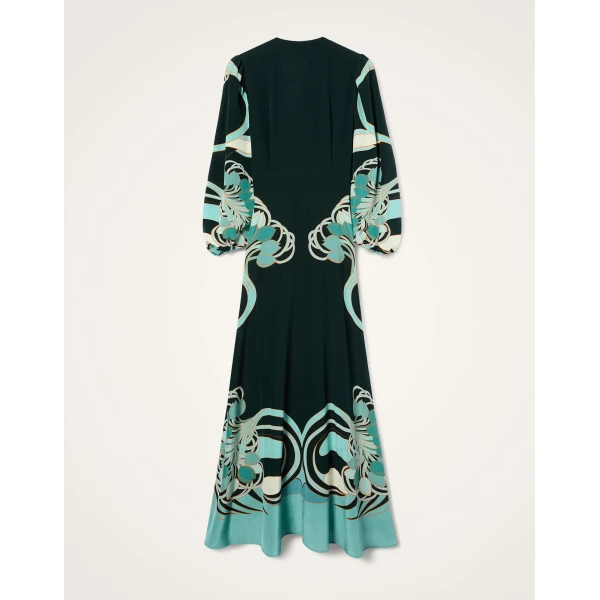 La DoubleJ Gingerbread Dress Iris Placée Ivory in Flat Cotton Stretch - Dresses - Milanese Maximalist Fashion at Coveti