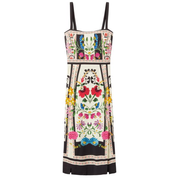La DoubleJ Ischia Dress Oasis Green in Cotton Poplin - Dresses - Milanese Maximalist Fashion at Coveti