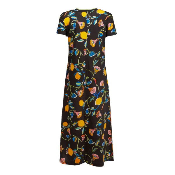 La DoubleJ Lacey Muumuu Dress Solid White Smoke in Embroidered Cotton - Dresses - Milanese Maximalist Fashion at Coveti