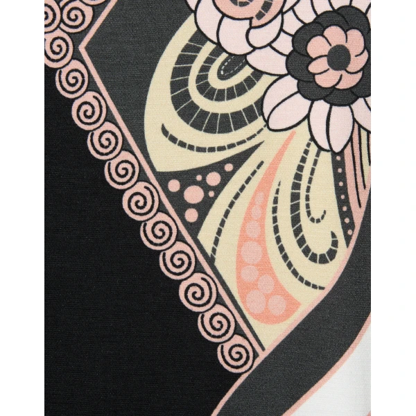 La DoubleJ Lela Mini Dress Ambrosia Placée Black in Interlock Jersey - Dresses - Milanese Maximalist Fashion at Coveti