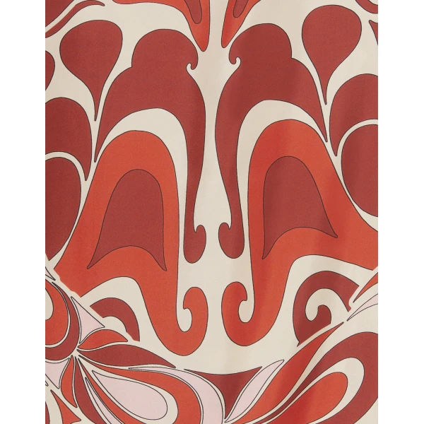La DoubleJ Long And Sassy Dress Tangle Light Blue in Silk Twill - Dresses - Milanese Maximalist Fashion at Coveti
