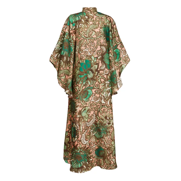 La DoubleJ Magnifico Dress Anemone Pink in Twill Silk - Dresses - Milanese Maximalist Fashion at Coveti