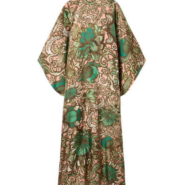 La DoubleJ Magnifico Dress Anemone Pink in Twill Silk - Dresses - Milanese Maximalist Fashion at Coveti