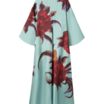 La DoubleJ Magnifico Dress Florence Placée Ivory in Silk Twill - Dresses - Milanese Maximalist Fashion at Coveti