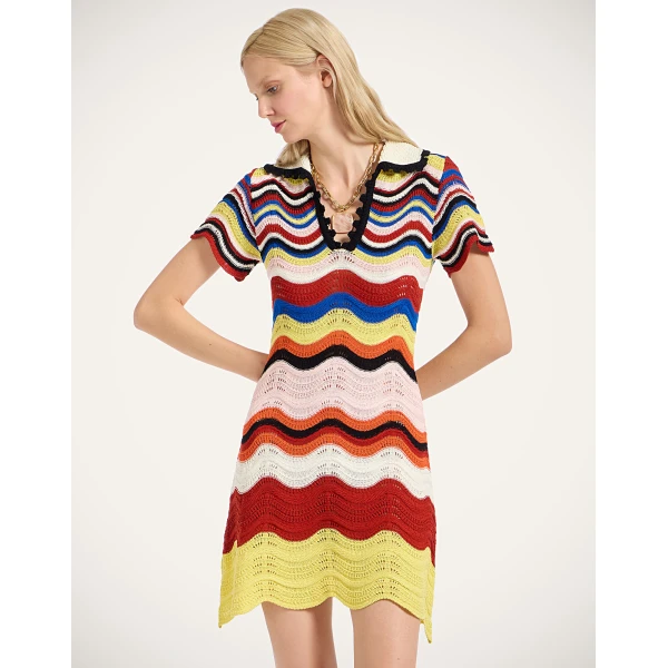 La DoubleJ Magnifico Dress Heath Placée Mint in Silk Twill - Dresses - Milanese Maximalist Fashion at Coveti