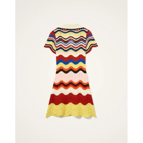 La DoubleJ Magnifico Dress Heath Placée Mint in Silk Twill - Dresses - Milanese Maximalist Fashion at Coveti