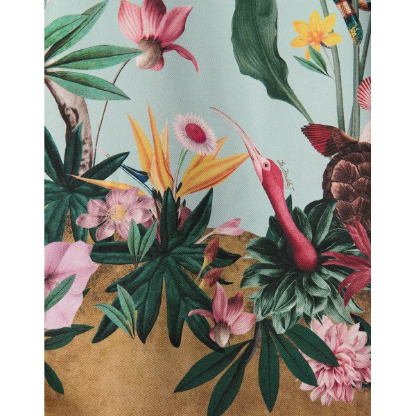 La DoubleJ Magnifico Dress Swathe Placée Pink in Silk Twill - Dresses - Milanese Maximalist Fashion at Coveti
