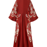 La DoubleJ Magnifico Dress Winter Jasmine in Twill Silk - Dresses - Milanese Maximalist Fashion at Coveti