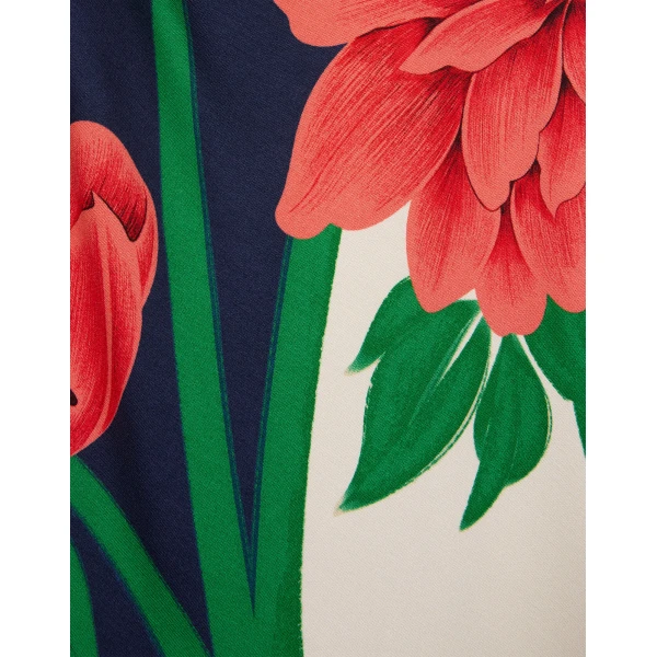 La DoubleJ Marlene Dress Palazzo Placée Lilac in Crepe De Chine - Dresses - Milanese Maximalist Fashion at Coveti
