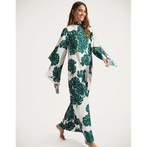 La DoubleJ Mini Gingerbread Dress Swathe Placée Pink in Cotton Drill - Dresses - Milanese Maximalist Fashion at Coveti