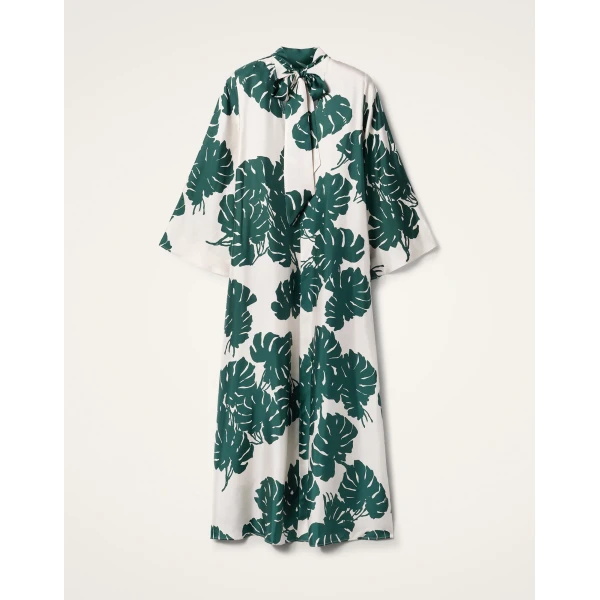 La DoubleJ Mini Gingerbread Dress Swathe Placée Pink in Cotton Drill - Dresses - Milanese Maximalist Fashion at Coveti