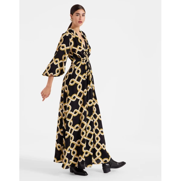 La DoubleJ Mini Portofino Dress Reef White in Printed Lace - Dresses - Milanese Maximalist Fashion at Coveti