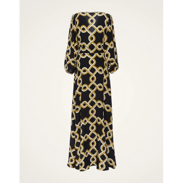 La DoubleJ Mini Portofino Dress Reef White in Printed Lace - Dresses - Milanese Maximalist Fashion at Coveti