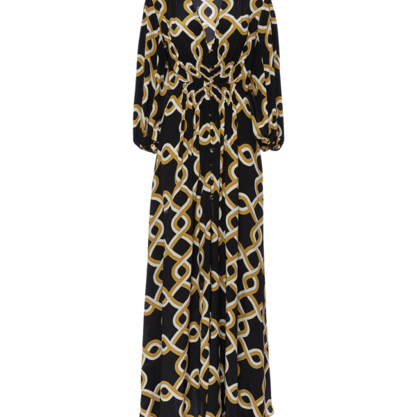 La DoubleJ Mini Portofino Dress Reef White in Printed Lace - Dresses - Milanese Maximalist Fashion at Coveti