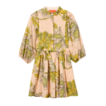 La DoubleJ Mini Portofino Dress Swathe Pink in Cotton Sangallo Lace - Dresses - Milanese Maximalist Fashion at Coveti
