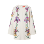 La DoubleJ Mini Supremes Swing Dress Iris Placée Ivory in Envers Satin - Dresses - Milanese Maximalist Fashion at Coveti
