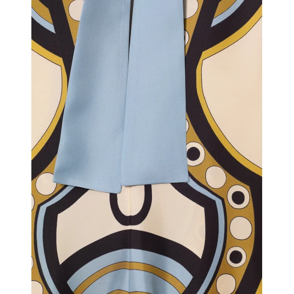 La DoubleJ Mini Swing Dress Farfalla Buttercream in Rustic Cotton - Dresses - Milanese Maximalist Fashion at Coveti