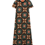 La DoubleJ Mini Swing Dress Tulip Pale Pink in Embroidered Jacquard - Dresses - Milanese Maximalist Fashion at Coveti