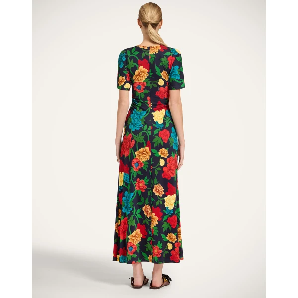 La DoubleJ Naiad Dress Regalia Placée Menta in Silk Chiffon - Dresses - Milanese Maximalist Fashion at Coveti