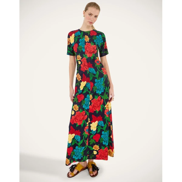 La DoubleJ Naiad Dress Regalia Placée Menta in Silk Chiffon - Dresses - Milanese Maximalist Fashion at Coveti