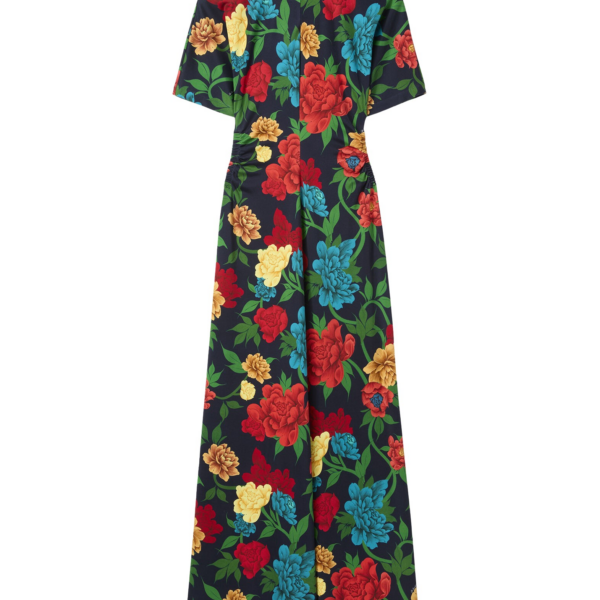 La DoubleJ Naiad Dress Regalia Placée Menta in Silk Chiffon - Dresses - Milanese Maximalist Fashion at Coveti