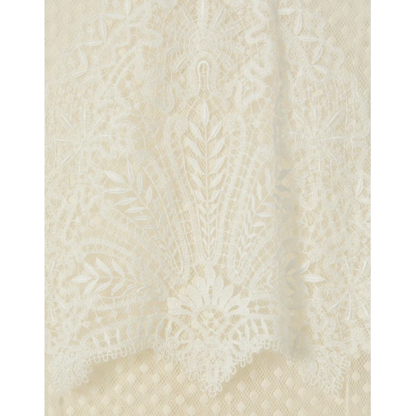 La DoubleJ Peek-A-Boo Dress Solid White Smoke in Popeline Cotton - Dresses - Milanese Maximalist Fashion at Coveti