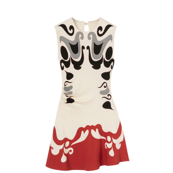 La DoubleJ Roy Dress Blooming Tulip Placée Mint in Silk Twill - Dresses - Milanese Maximalist Fashion at Coveti