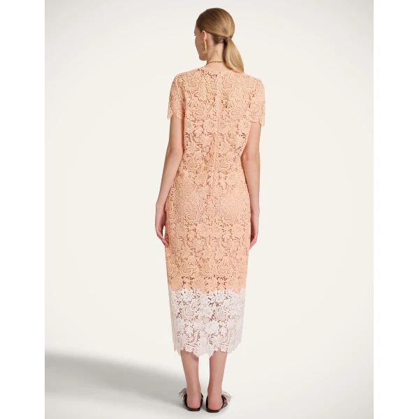 La DoubleJ Roy Dress Lemuria Placée Blue in Silk Twill - Dresses - Milanese Maximalist Fashion at Coveti