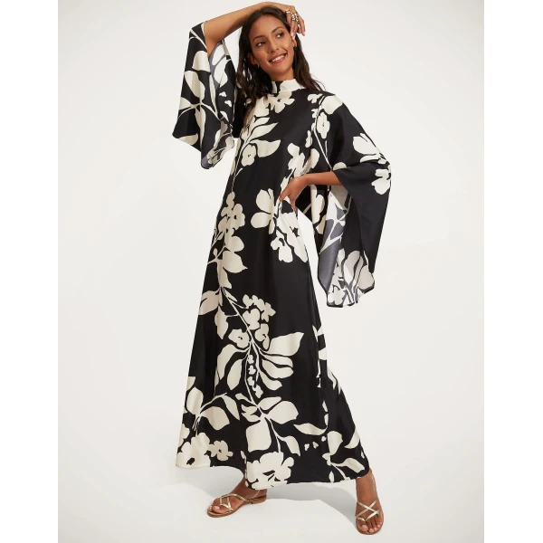 La DoubleJ Roy Dress Swathe Placée Pink in Silk Twill - Dresses - Milanese Maximalist Fashion at Coveti