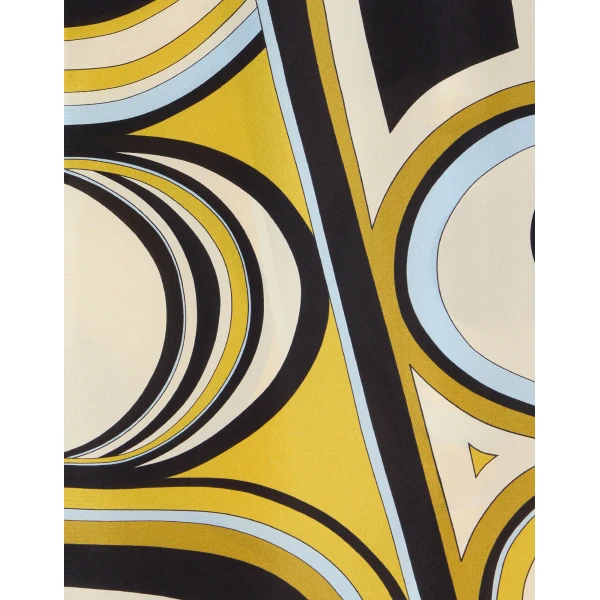 La DoubleJ Scarf Dress Sanctuary Placée Gold in Silk Voile - Dresses - Milanese Maximalist Fashion at Coveti