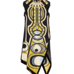 La DoubleJ Scarf Dress Sanctuary Placée Gold in Silk Voile - Dresses - Milanese Maximalist Fashion at Coveti