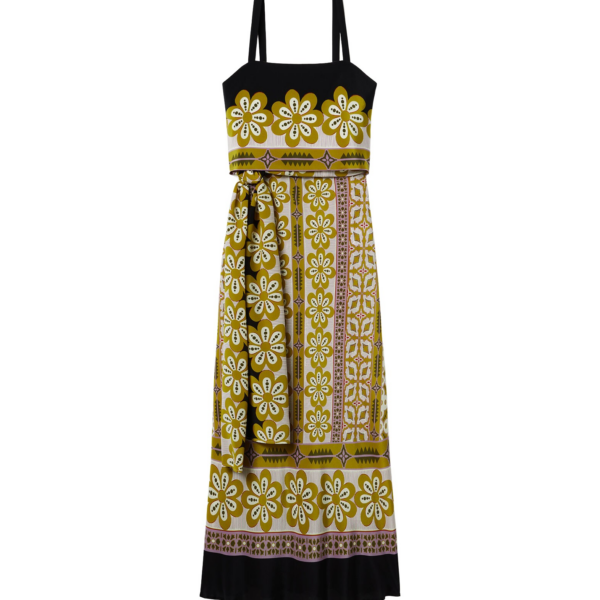 La DoubleJ Slip-Around Dress Pagoda Placée Pink in Crepe De Chine - Dresses - Milanese Maximalist Fashion at Coveti