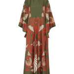 La DoubleJ Sophia Dress Windowpane Red in Silk Mix Jacquard - Dresses - Milanese Maximalist Fashion at Coveti