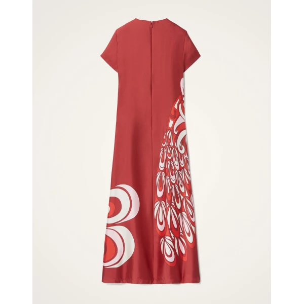 La DoubleJ Sporty Swing Dress Oasis Green in Cotton Jersey - Dresses - Milanese Maximalist Fashion at Coveti