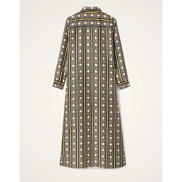 La DoubleJ Sporty Swing Dress Selva White in Cotton Jersey - Dresses - Milanese Maximalist Fashion at Coveti