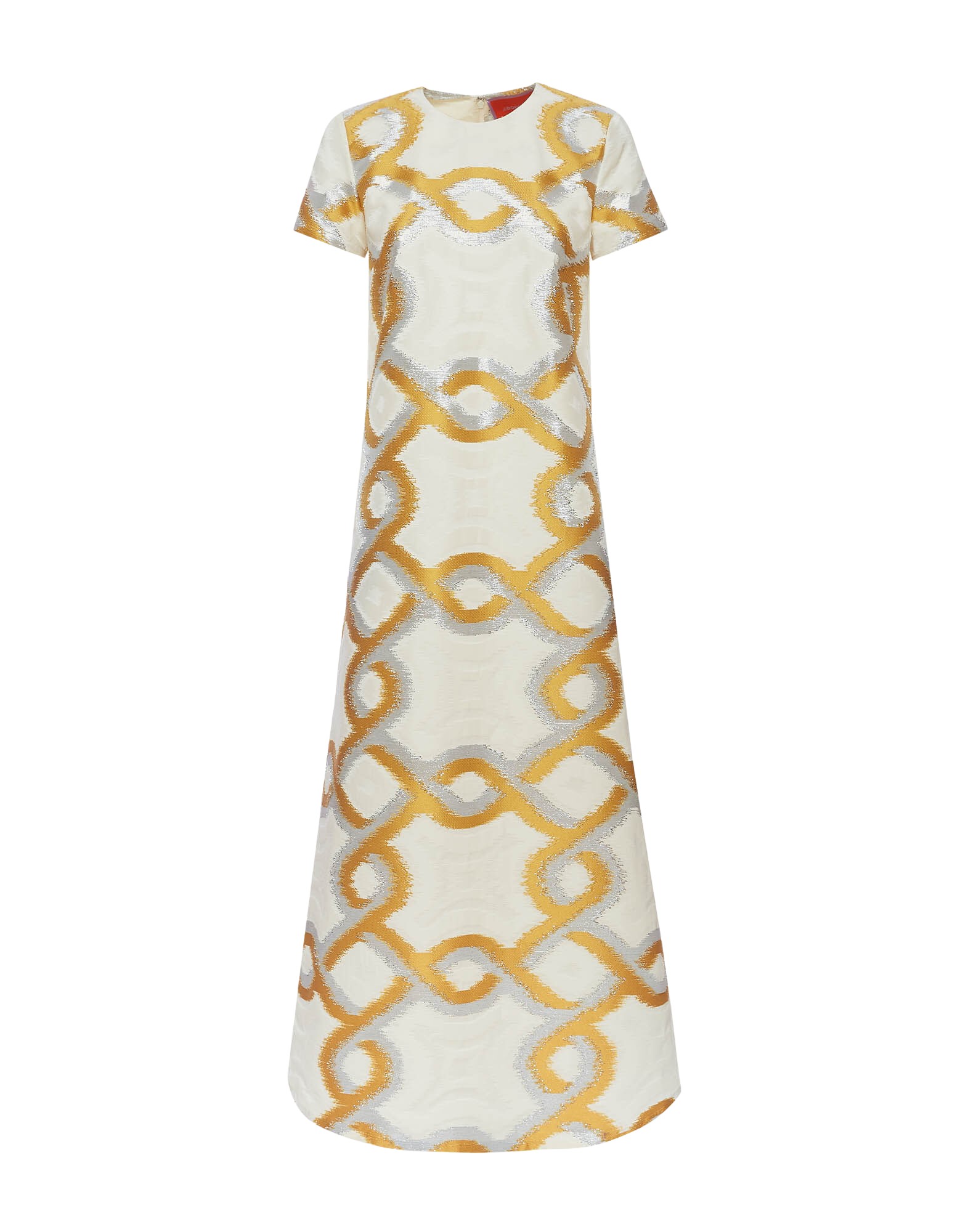 La-Double-J-Super-Swing-Dress-Solid-Apricot-in-Cotton-Macrame20799_nobg La DoubleJ Super Swing Dress Solid Apricot in Cotton Macramé - Dresses - Milanese Maximalist Fashion at Coveti
