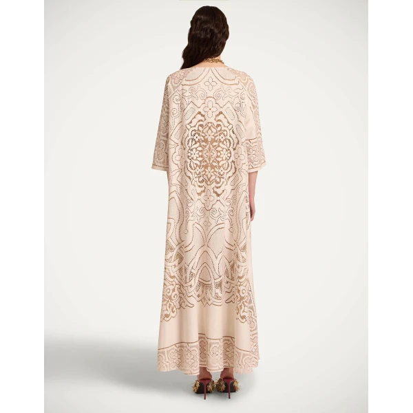 La DoubleJ Super Swing Dress The Nile Black in Jacquard - Dresses - Milanese Maximalist Fashion at Coveti