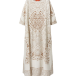 La DoubleJ Super Swing Dress The Nile Black in Jacquard - Dresses - Milanese Maximalist Fashion at Coveti