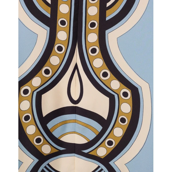 La DoubleJ Swing Dress Agua Cream in Macramé - Dresses - Milanese Maximalist Fashion at Coveti