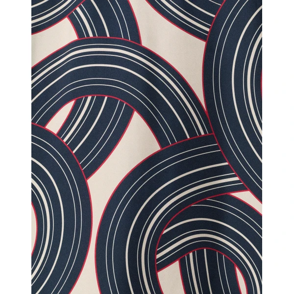 La DoubleJ Swing Dress Montecarlo Cream in Silk Twill - Dresses - Milanese Maximalist Fashion at Coveti